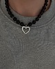 srebrne naszyjniki Naszyjnik Otulenie Serce 3
