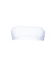 stroje kąpielowe i kostiumy kąpielowe damskie TROPIKO SWIMWEAR - CAPRI BANDEAU TOP white 5