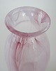 wazony Wazon szklany różowy, włoski design, lata 80, produkcja: Włochy 7