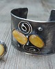 bransoletki wire wrapping Bransoletka z bursztynem. Miedziana bransoletka 8
