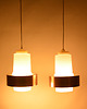 lampy wiszące Żyrandol  kaskadowy, VEB Narva Leuchten, Niemcy, lata 70. 1