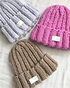 czapki damskie MERINO KISS Bubblegum czapka z wełny merino 2