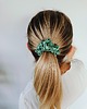 gumki do włosów Gumka jedwabna, scrunchie, frotka królowa szmaragdów MIDI 2