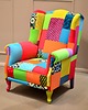 fotele Fotel uszak Patchwork Juicy Colors 2