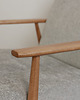 fotele Fotel Lisek PRL, Fotel 300-190, Po renowacji, Olejowane drewno 4