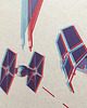 plakaty Plakat WYDRUK NA TEKTURZE 30X40 cm TIE Fighters Star Wars 2