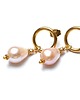kolczyki pozłacane Kolczyki pozłacane Pearls [peach] perły vol. 26  4