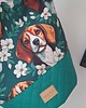 kosmetyczki Kosmetyczka worek duży "beagle i kwiatki" 8