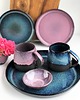 kubki Taca / Patera + talerze + kubki ceramiczne 2 szt -  Niebo z różem 6