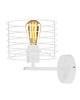 kinkiety Czarny kinkiet do sypialni druciany loft ARGOS LOFT w klasycznej czerni 2