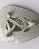 mydelniczki Mała ceramiczna mydelniczka z ażurową różą 4