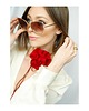 chokery Jedwabny czerwony choker 2