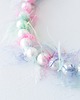 korale Naszyjnik RAINBOW PUFFY PEARLS 7