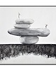 obrazy Balancing act I, obraz do salonu na płótnie, minimalistyczna abstrakcja zen 3