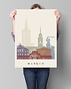 plakaty Warszawa grafika minimalistyczna 1
