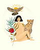plakaty Plakat Wild girl 1