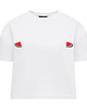 t-shirt damskie T-shirt Crop-Voila Biały Arbuzy 2