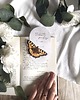 zakładki do książek Zakładka do książki z cytatem religijna na prezent motyl 1