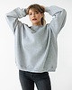 bluza bez kaptura damska Bluza Biggie Szary Jasny Melanż 2