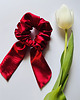 gumki do włosów Satynowa gumka do włosów scrunchie Czerwony RÓŻNE MODELE 4