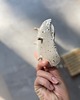 mydelniczki Ceramiczna Mydelniczka Handmade Muszelka Muszla Biała z Piegami 6
