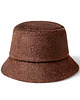 kapelusze damskie Bucket hat /  brown alpaca 1