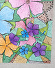 kolczyki drewniane 6513 kolorowe, duże, dwustronne kolczyki; 4 w 1; 4