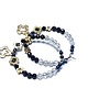 kolczyki - inne Alloys Collection flower vol. 8 /sapphire/ kolczyki 1