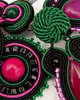 kolczyki soutache Kolorowe kolczyki sutasz  sztyfty 4
