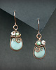 kolczyki wire wrapping Kolczyki z amazonitem 4