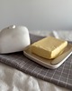 pojemniki kuchenne Ceramiczna maselniczka z nożykiem / Elegancki akcent na Twoim stole 5