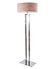 lampy podłogowe Czarna lampa podłogowa do salonu KALIFORNIA VELUR 1