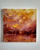 obrazy Obraz ręcznie malowany na płótnie 30x30 cm - abstrakcyjny pejzaż 1