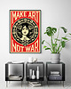 plakaty Plakat Shepard Fairey "Make Art Not War" 2