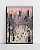 plakaty Plakat Zimowy Nowy Jork 2