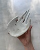 pojemniki na biżuterię Ceramiczna Dłoń Handmade Podstawka na Biżuterię Dalmatyńczyk 2