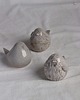 figurki i rzeźby Figurka ptaszek ceramiczny nakrapiany 2