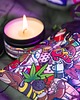 świeczniki i świece Sojowa Świeczka SMELS LIKE ŻUL SPIRYT plus Worek Graffiti 7