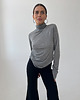 bluzki z długim rękawem damskie Golf Bella grey 2