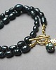 chokery Pearls /navy blue/ perły naturalne vol. 6-choker 1