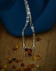 chokery Srebrny choker - naszyjnik z bursztynem 1