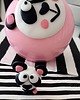 akcesoria do roweru Różowy pudrowy dzwonek PANDA 2