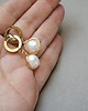 kolczyki pozłacane Kolczyki pozłacane Pearls [white] perły vol. 28  5