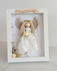 komunia - pozostałe Anioł stróż w ramce, pamiątka Pierwszej Komunii Świętej 1