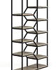 regały i półki Regał dębowy-ARMARIUM-1-100X35X180 2