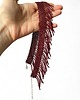 kolie Artystyczna kolia boho z koralików z frędzlami, naszyjnik handmade 4