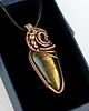 wisiory Wisiorek wire wrapping z labradorytem 2