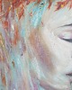 obrazy Obraz olejny ręcznie malowany 50x50 gruba warstwa "Złota rybka" 1