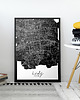 plakaty Plakat Łódź mapa 3