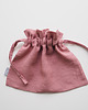 woreczki wielorazowe Lniany woreczek DUSTY PINK 1